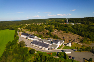 Drohnenaufnahme der Zinnerz Ehrenfriedersdorf GmbH am Sauberg