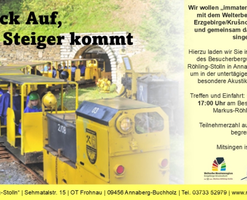 Text für das Steigerlied für den 1. Juni 2025