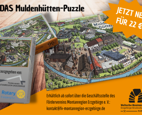 Werbeanzeige für Puzzle